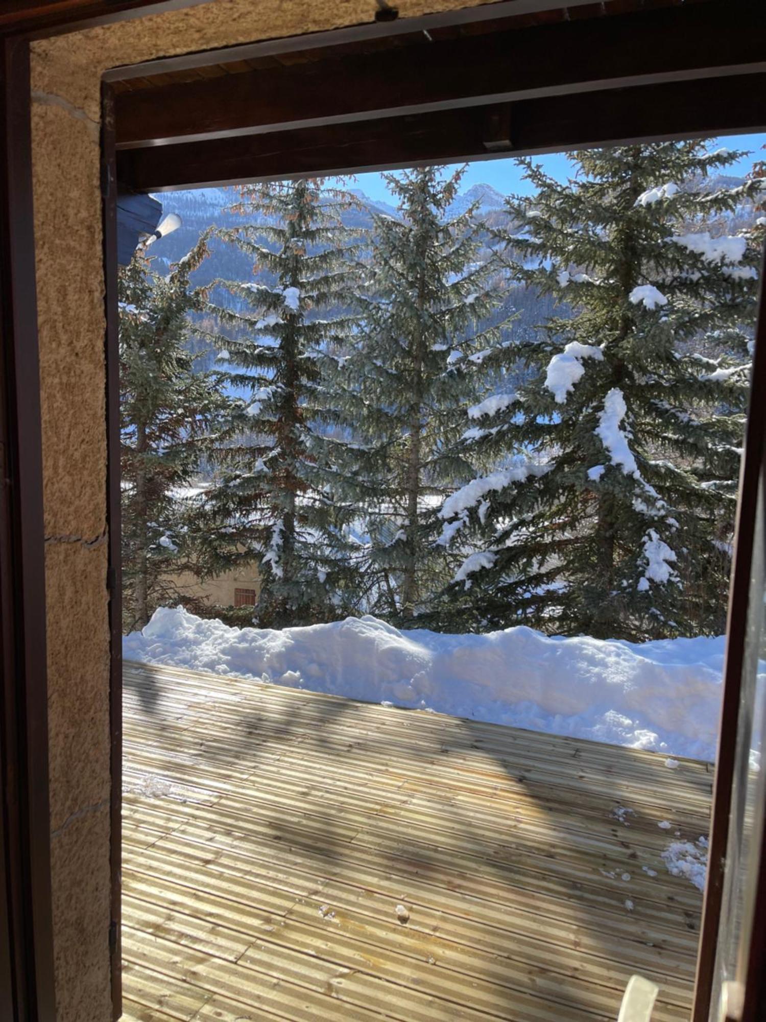 Serre Chevalier Studio 30 M2 Coin Montagne A 8 Minutes Des Pistes Saint-Chaffrey Dış mekan fotoğraf